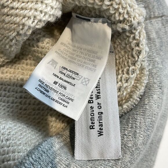 J. Crew Women's Relaxed Heather Turtleneck Sweatshirt Size Extra Small - Picture 9 of 9